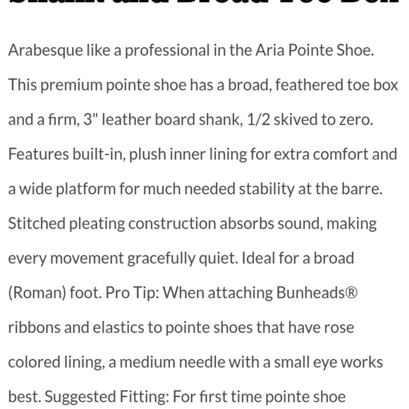 NWT in Box Capezio Pointe Shoes - Picture 6 of 8